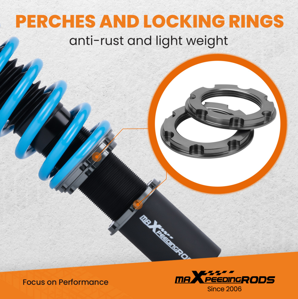 Maxpeedingrods Rear 24 Ways Adj. Coilover Compatible For Ford Explorer 2002-2005 lowering kit