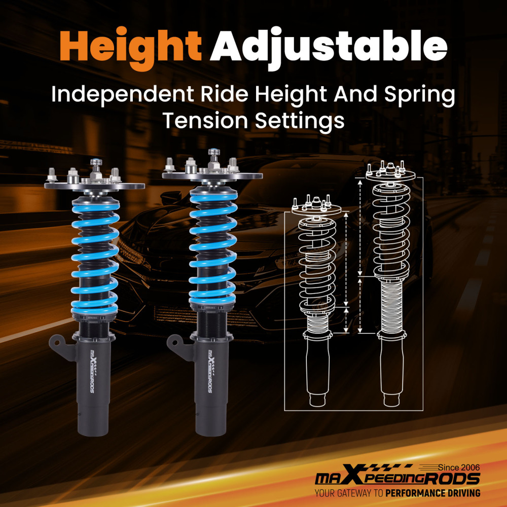 MaXpeedingrods Racing Coilovers Lowering Kit compatible for BMW 3-Series AWD F30 2013-2019