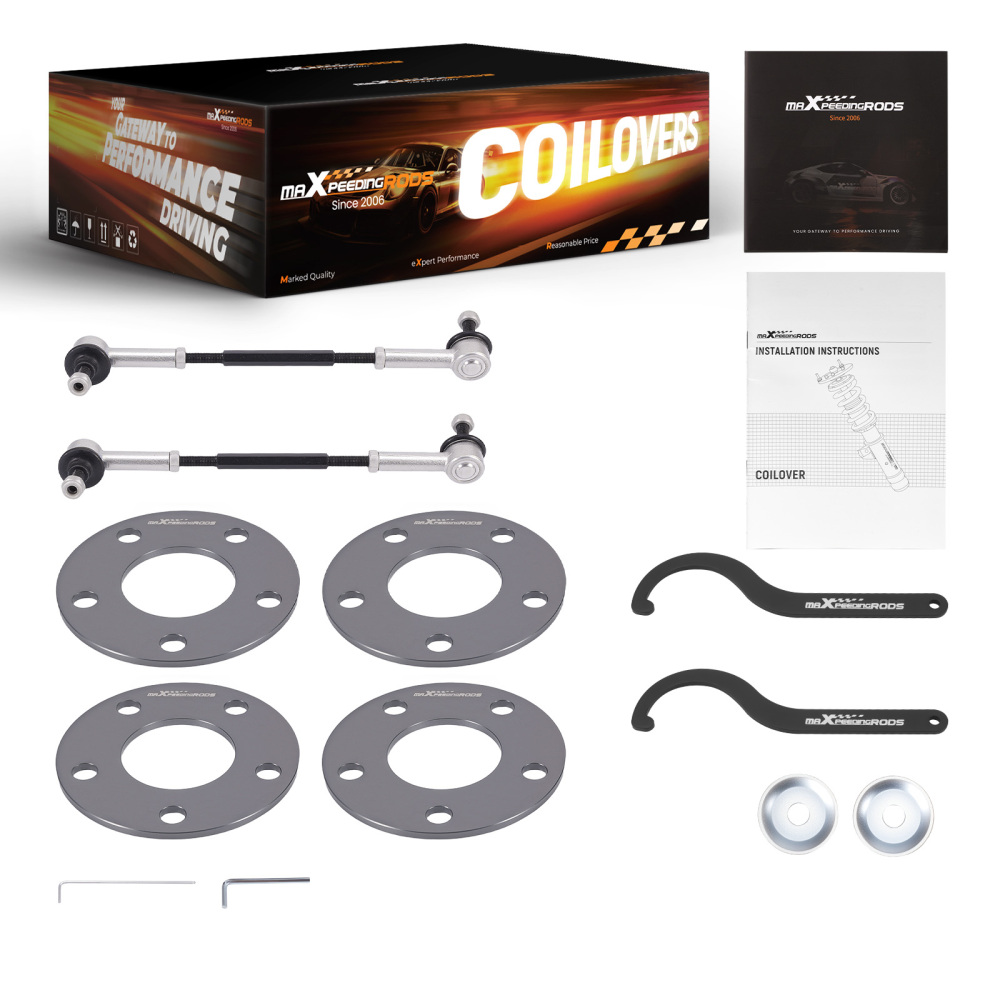 24 Level Adjustable Coilovers Lowering Suspension compatible for Mini Clubman F54 2016-2024