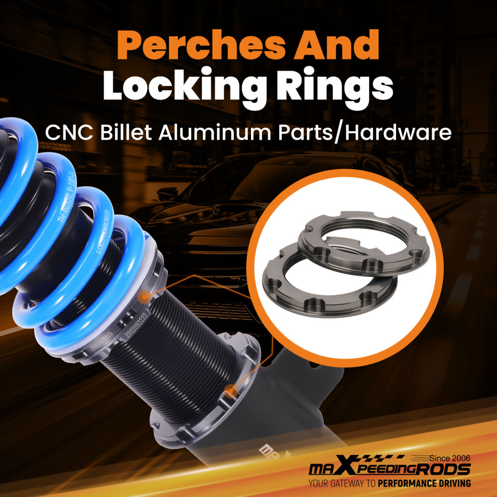 24 Level Adjustable Coilovers Lowering Suspension compatible for Mini Clubman F54 2016-2024