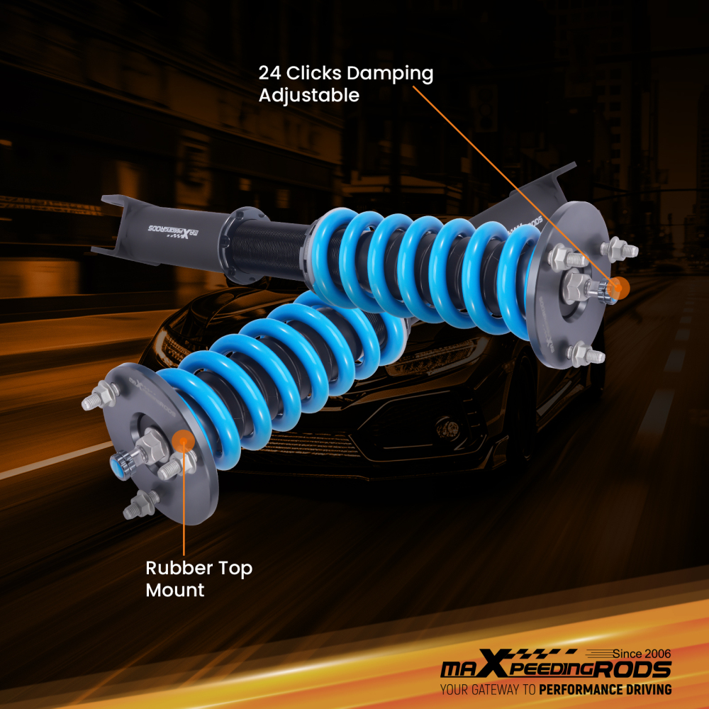 Performance Coilover Suspension Kit compatible for Ford Falcon FG FG X 08-16 24 Way Damping