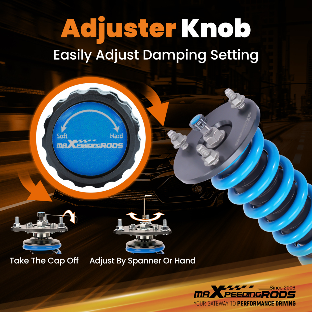 Performance Coilover Suspension Kit compatible for Ford Falcon FG FG X 08-16 24 Way Damping