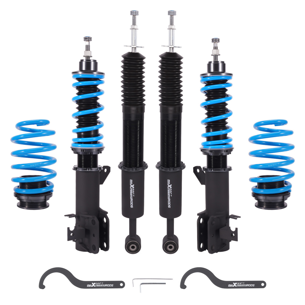 MaXpeedingrods Racing Coilover 24 Way Damper Adjustable compatible for Honda Fit 2009-2014