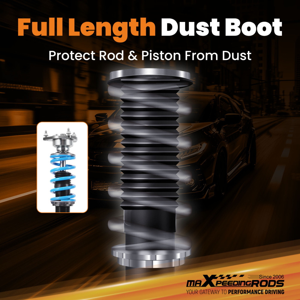 Assetto Regolabile Ghiera compatibile per Ford Focus ST 2013-2018 Focus III MK3 Coilovers