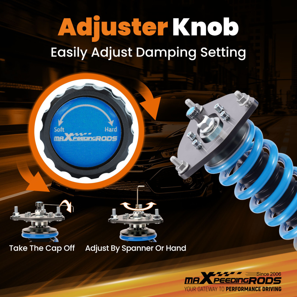 MaXpeedingrods T6 Coilover Lowering Suspension Kit compatible for Subaru Forester 2009-2013