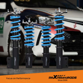 maXpeedingrods Coilovers Compatible For Subaru Forester SF 98-02 HeightDamper Adjustable Lowering Kit