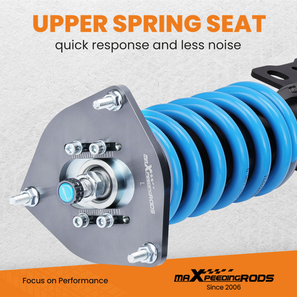 MaXpeedingrods Coilover Lowering Kit compatible for Subaru Forester SF 24 Levels Damping