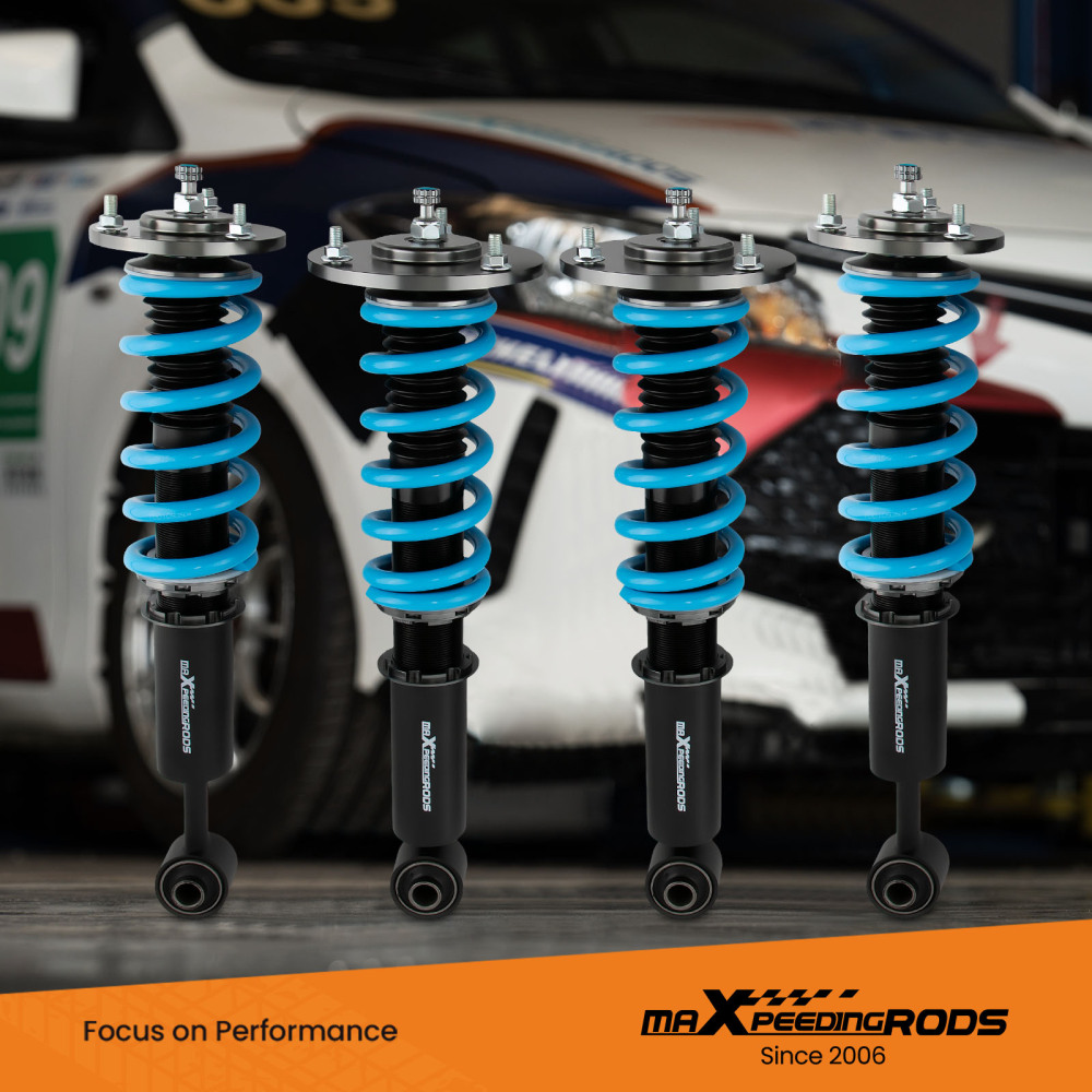 24 Way Damper Struts Air to Coil Springs Conversion compatible for Lincoln Navigator 03-06 lowering kit