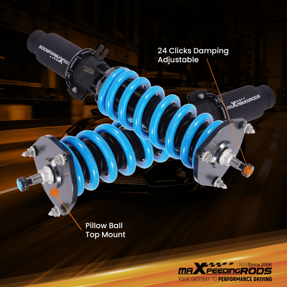MaXpeedingrods T6 Coilovers 24 Way Suspension compatible for Infiniti FX35/FX37 AWD 09-13