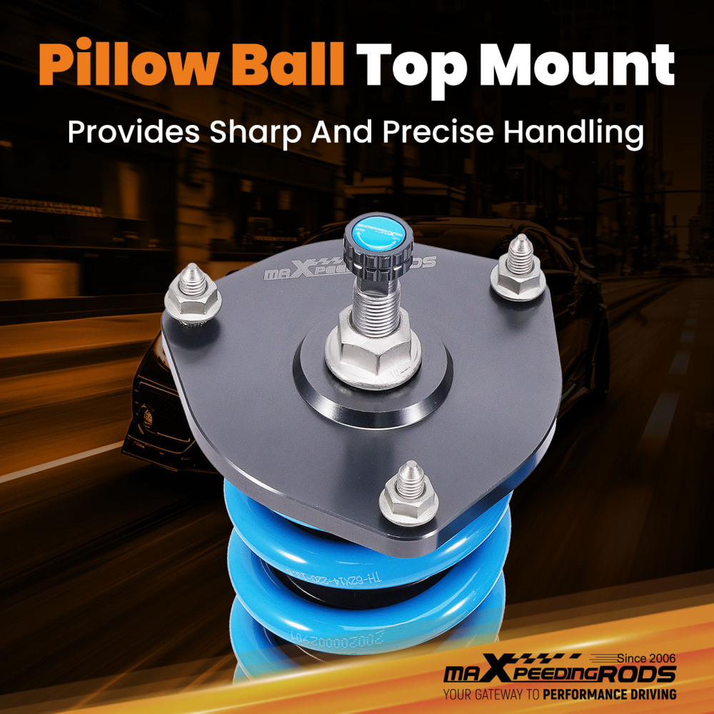 MaXpeedingrods T6 Coilovers 24 Way Suspension compatible for Infiniti FX35/FX37 AWD 09-13