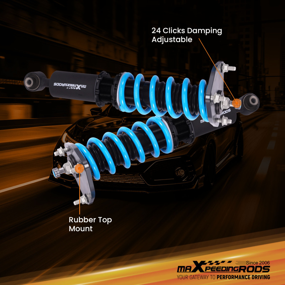 MaXpeedingrods T6 Coilovers Lowering Kit Struts compatible for Infiniti G20 (P11) 1999-2002