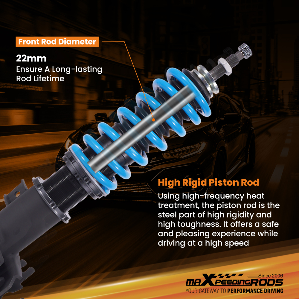 MaXpeedingrods FrontRear Coilover Suspension Kit compatible for Pontiac G8 2008 2009