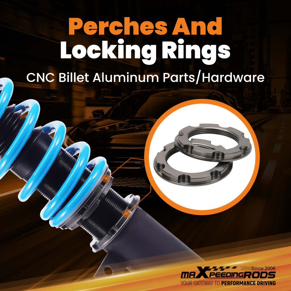 Compatible for Mitsubishi Galant 1999-2003 MaXpeedingrods T6 Coilover Suspension Damper Lowering Kit