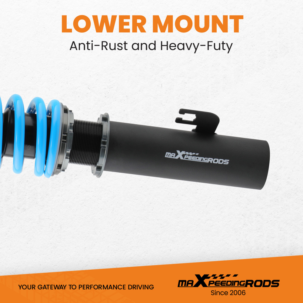 T6 Coilover Struts Spring Shock Absorber Compatible for Subaru Impreza incl. WRX 1992.11-2000.08 SP1 lowering coil-over