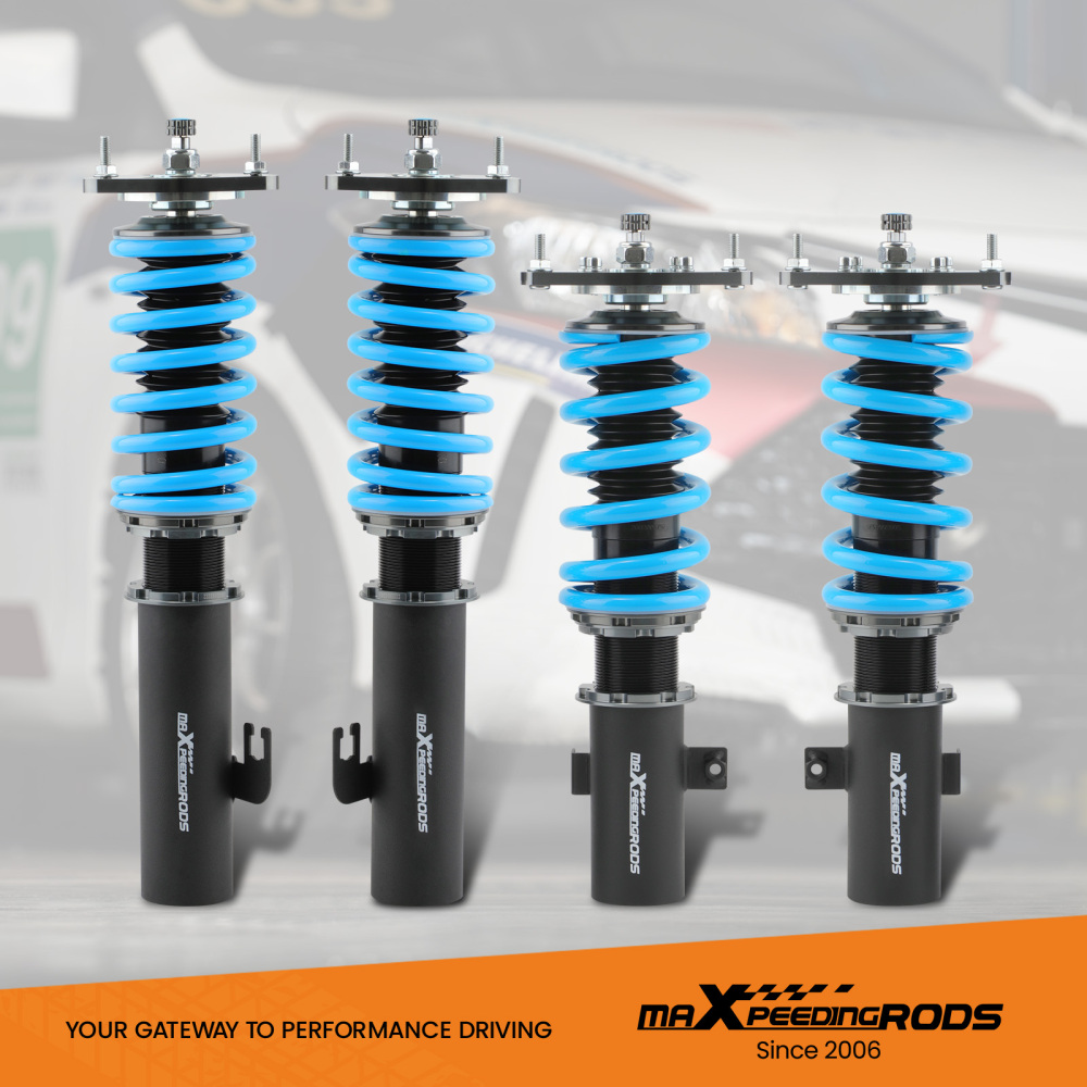 T6 Coilover Struts Spring Shock Absorber Compatible for Subaru Impreza incl. WRX 1992.11-2000.08 SP1 lowering coil-over