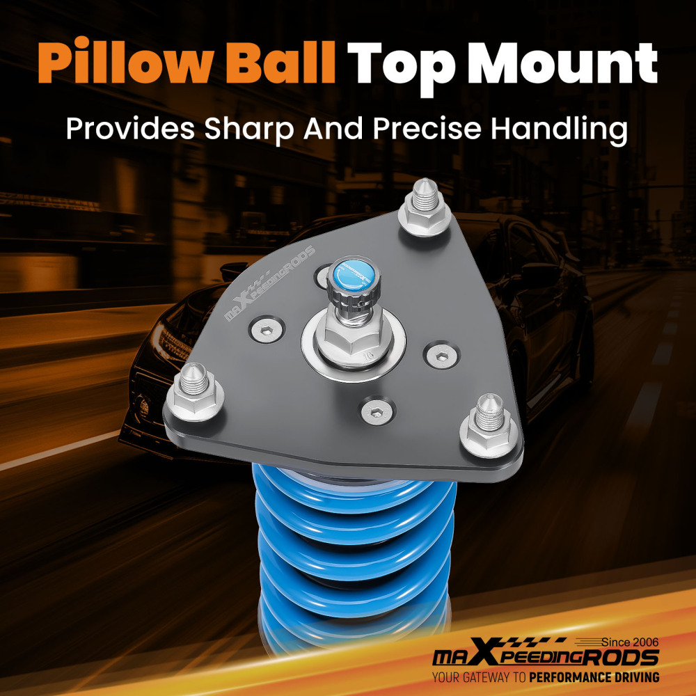 24 Level Adjustable Coilovers Suspension Kit compatible for Hyundai Genesis Coupe 2008-2010