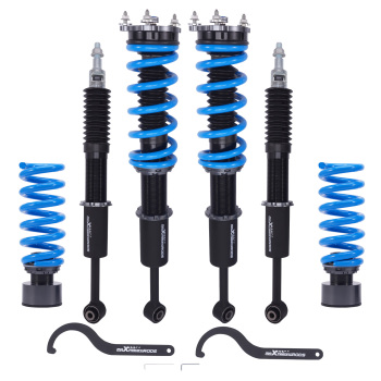 MaXpeedingrods Coilovers 24 Way Adjustable Kit compatible for Maserati Ghibli 2014-2024 RWD