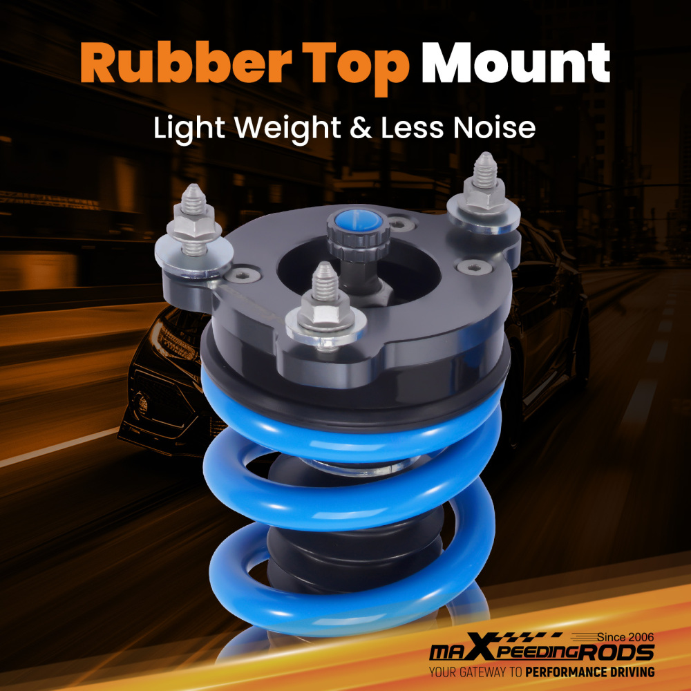 MaXpeedingrods Coilovers 24 Way Adjustable Kit compatible for Maserati Ghibli 2014-2024 RWD