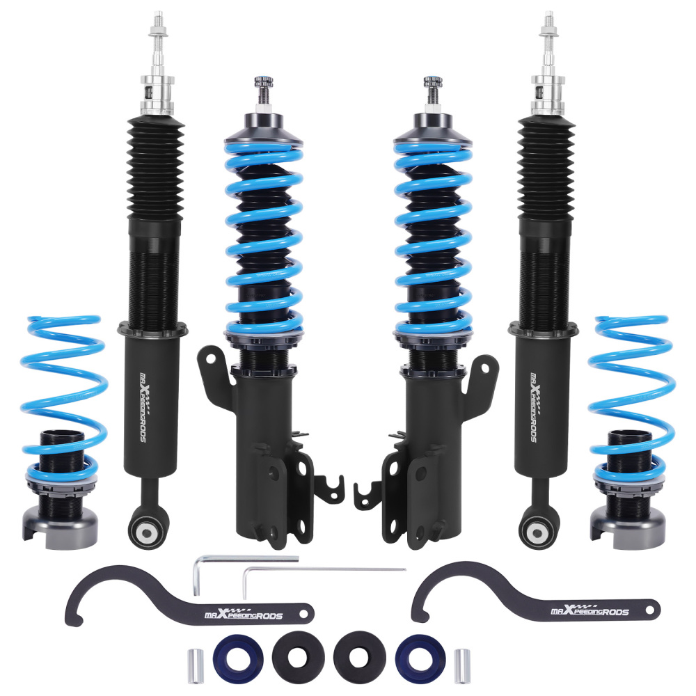 MaXpeedingrods T6 Coilover Lowering Kit compatible for Honda Fit GK GK3 GK5 2015-2020 compatible for FWD