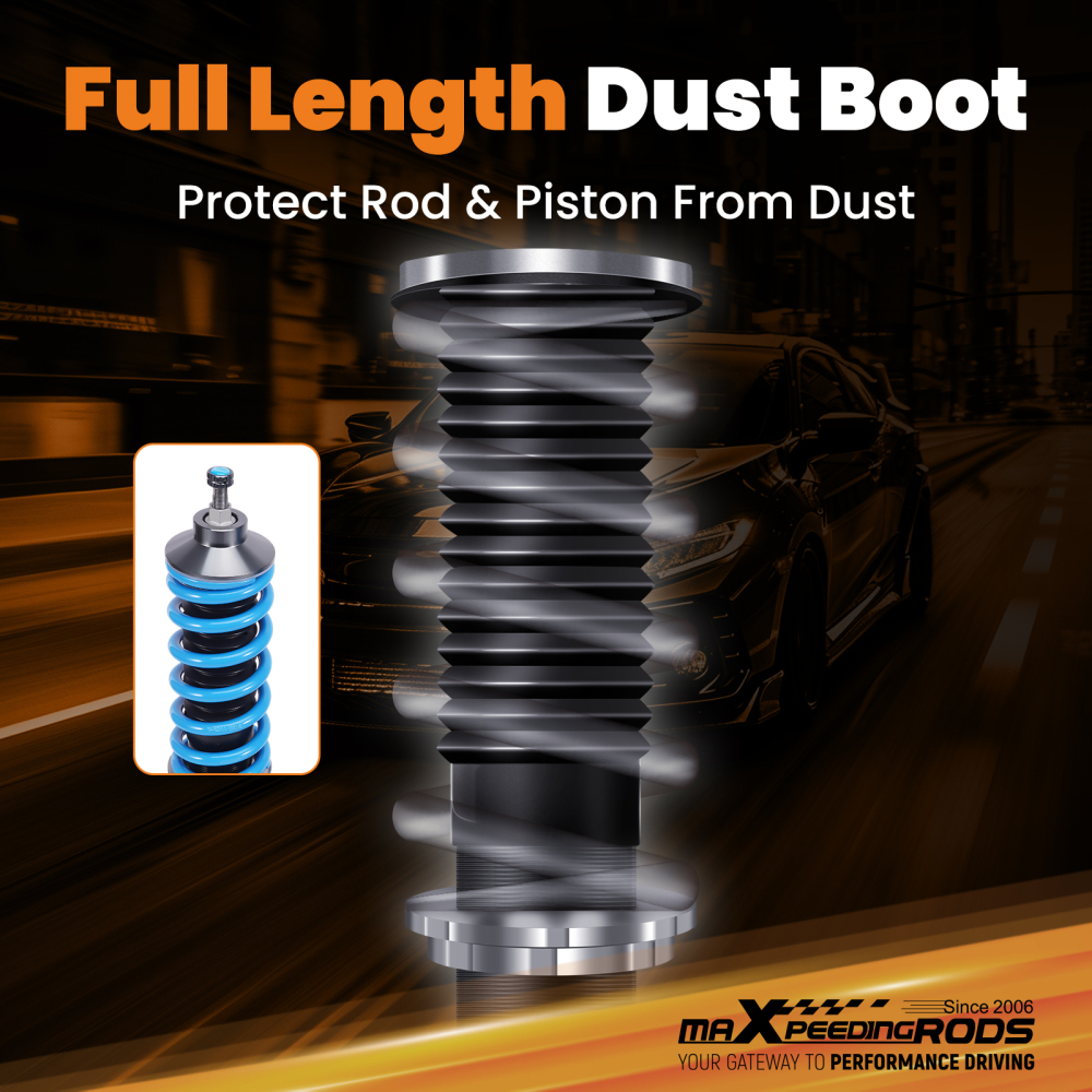 MaXpeedingrods T6 Coilover Lowering Kit compatible for Honda Fit GK GK3 GK5 2015-2020 compatible for FWD