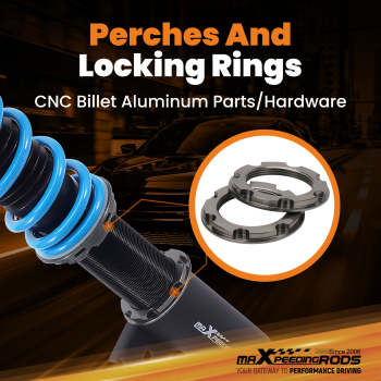 MaXpeedingrods T6 Coilovers 24 Way Damper FOR VW MK5 MK6 GOLF/JETTA 2006-2014 Lowering Kit