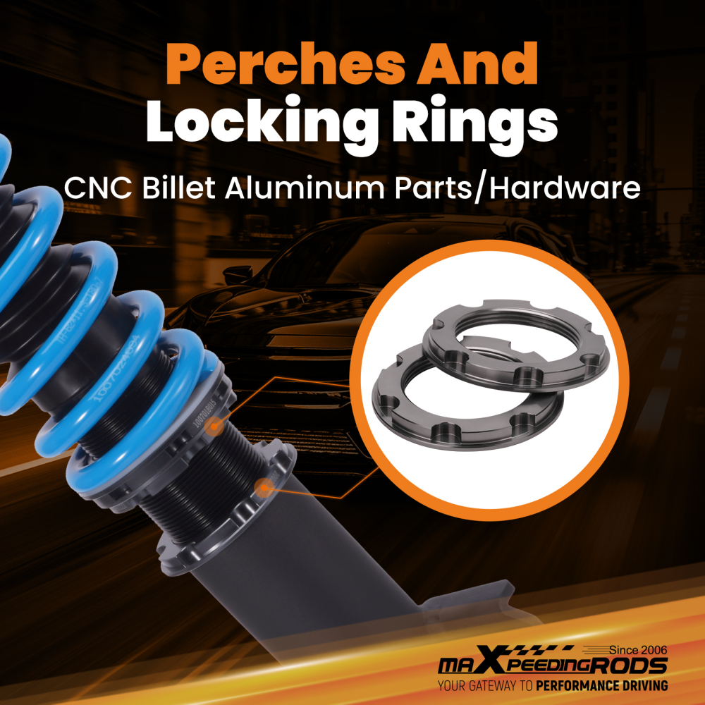 Racing Coilovers Suspension 24 Level Damper Kit compatible for Pontiac GTO 2004 2005 2006