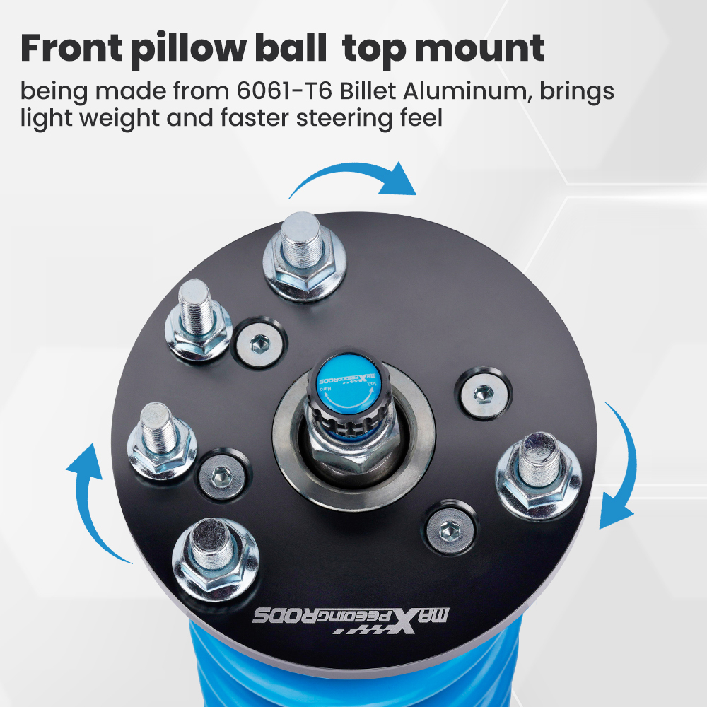 24-Ways Damper Force Coilover Kit compatible for Honda Accord compatible for Acura 2003-2007 Shocks Struts Lowering Kit