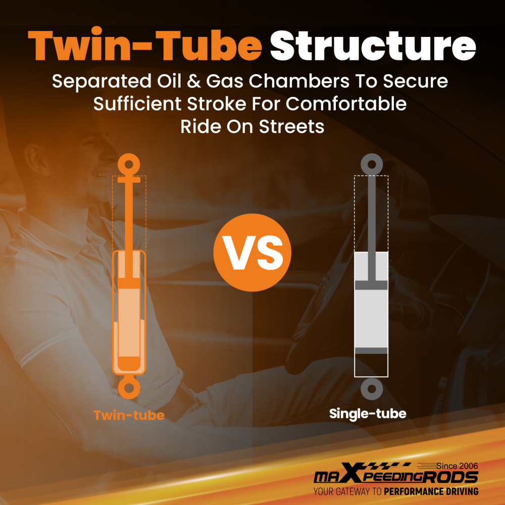 Height and damper adjustable spring shock absorber coilover set Compatible For Honda Accord 2003-2007 Lowering Kit