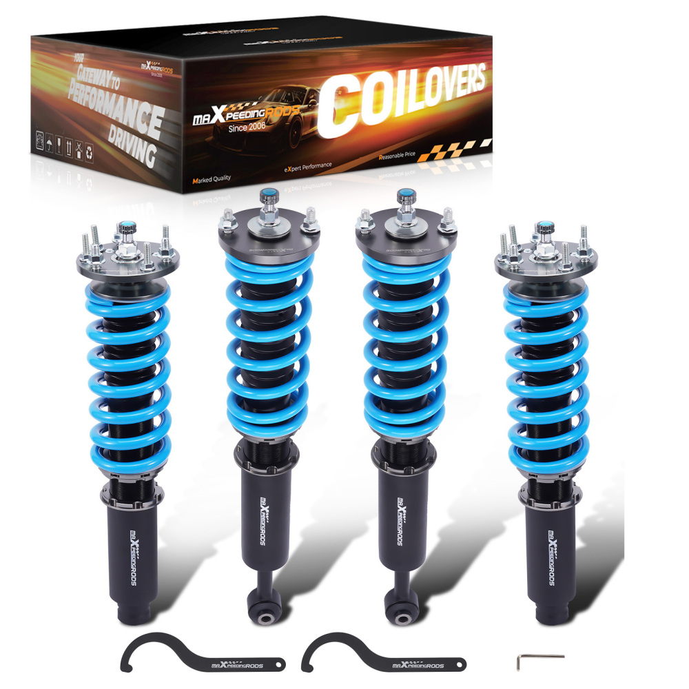 Height and damper adjustable spring shock absorber coilover set Compatible For Honda Accord 2003-2007 Lowering Kit