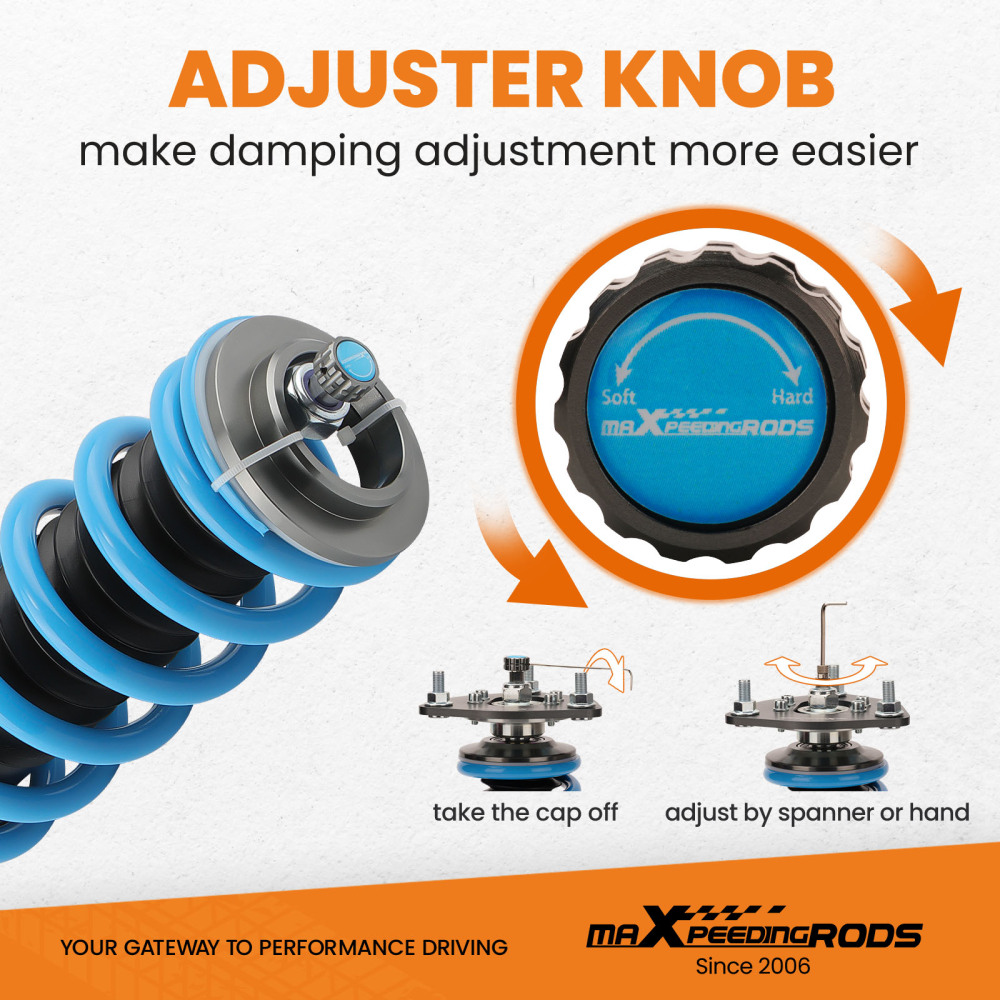 24 Ways DamperHeight Adjustable Coilover compatible for Holden Commodore VT VX VZ 97-07 lowering kit