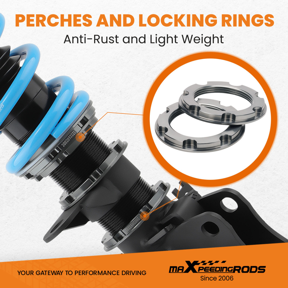 24 Ways DamperHeight Adjustable Coilover compatible for Holden Commodore VT VX VZ 97-07 lowering kit