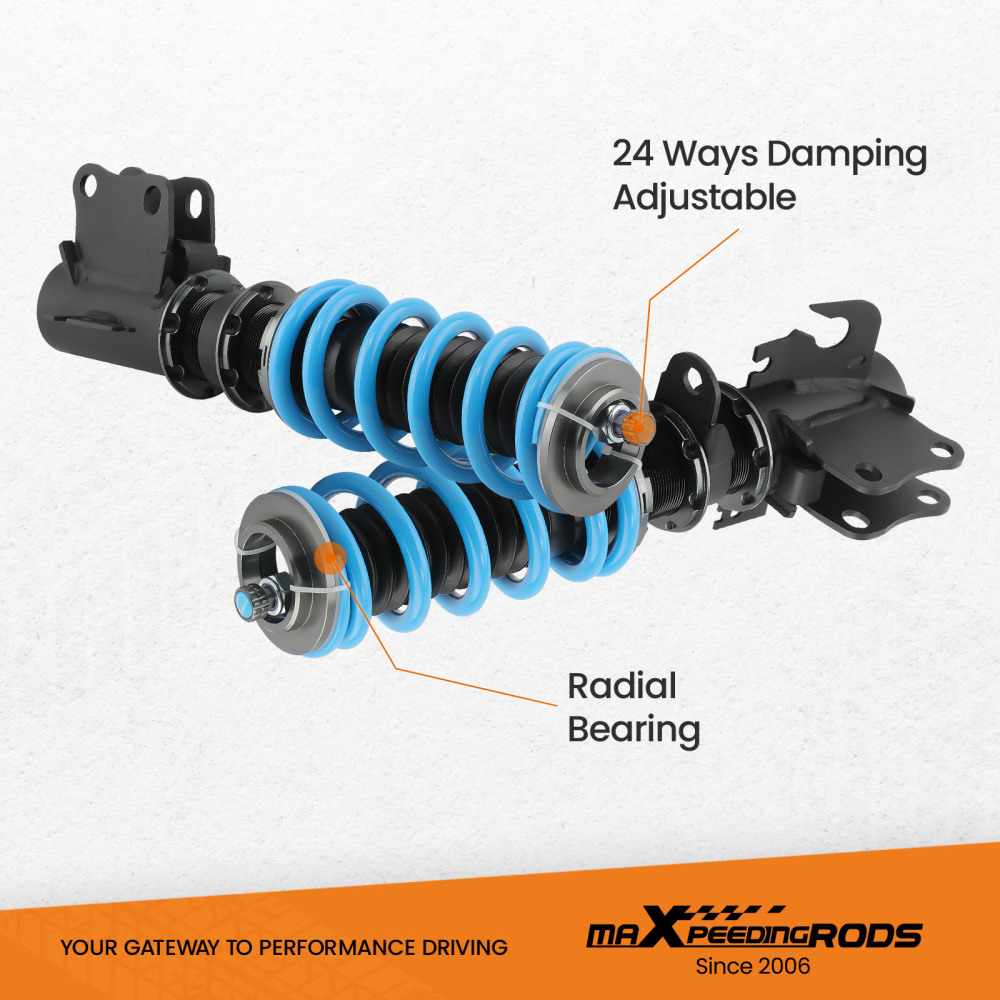 24 Ways DamperHeight Adjustable Coilover compatible for Holden Commodore VT VX VZ 97-07 lowering kit