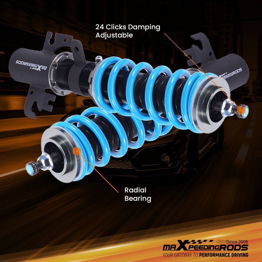 maXpeedingrods COT6 Series 24 Damping Coilover compatible for Holden Commodore VE 2006-2013 Lowering Kit