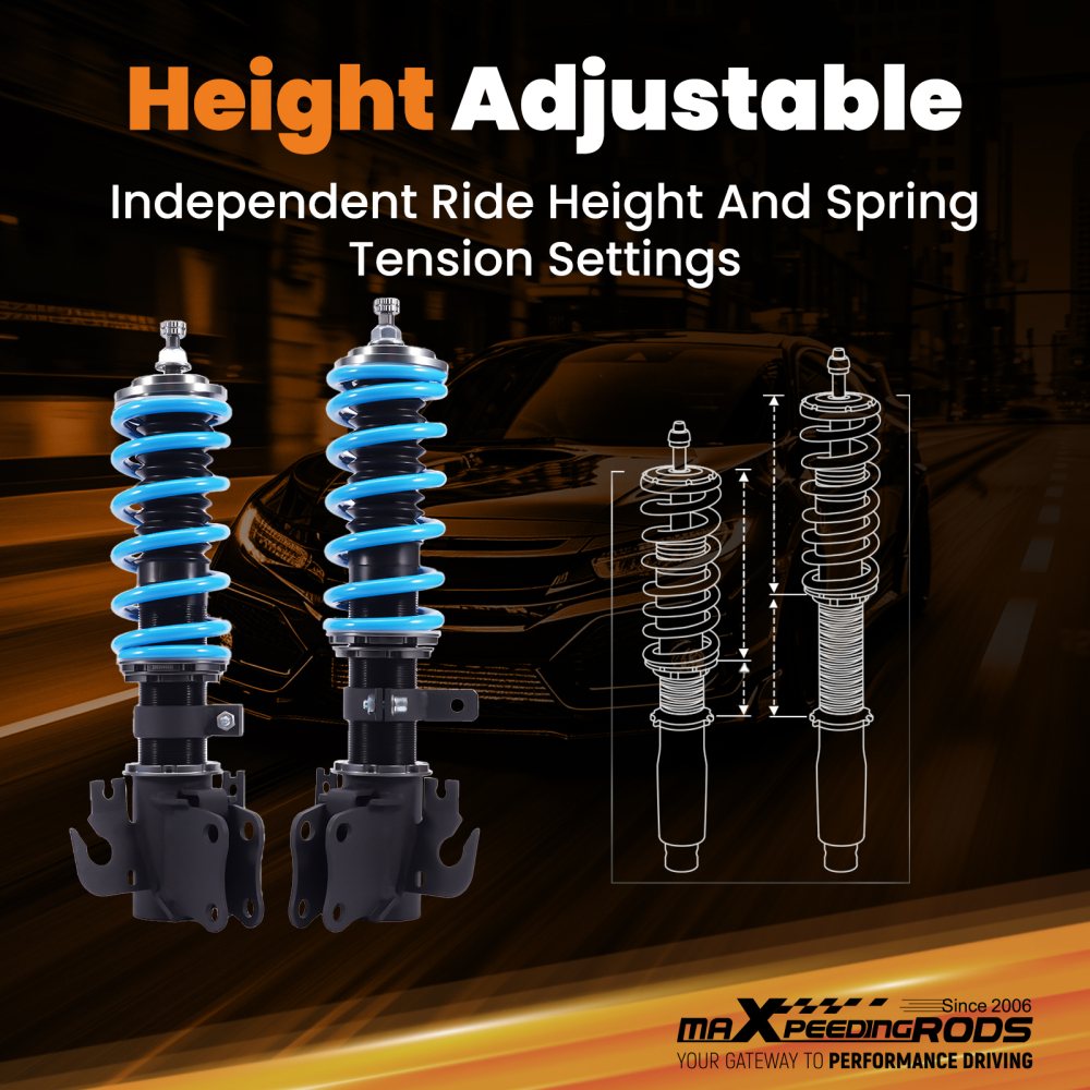 maXpeedingrods COT6 Series 24 Damping Coilover compatible for Holden Commodore VE 2006-2013 Lowering Kit