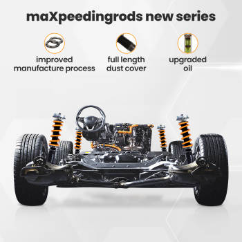 Coilover Lowering Compatible For Honda Accord 2003-2007 Height adjustable Springs Maxpeedingrods Coilover Kit Lowering Kit