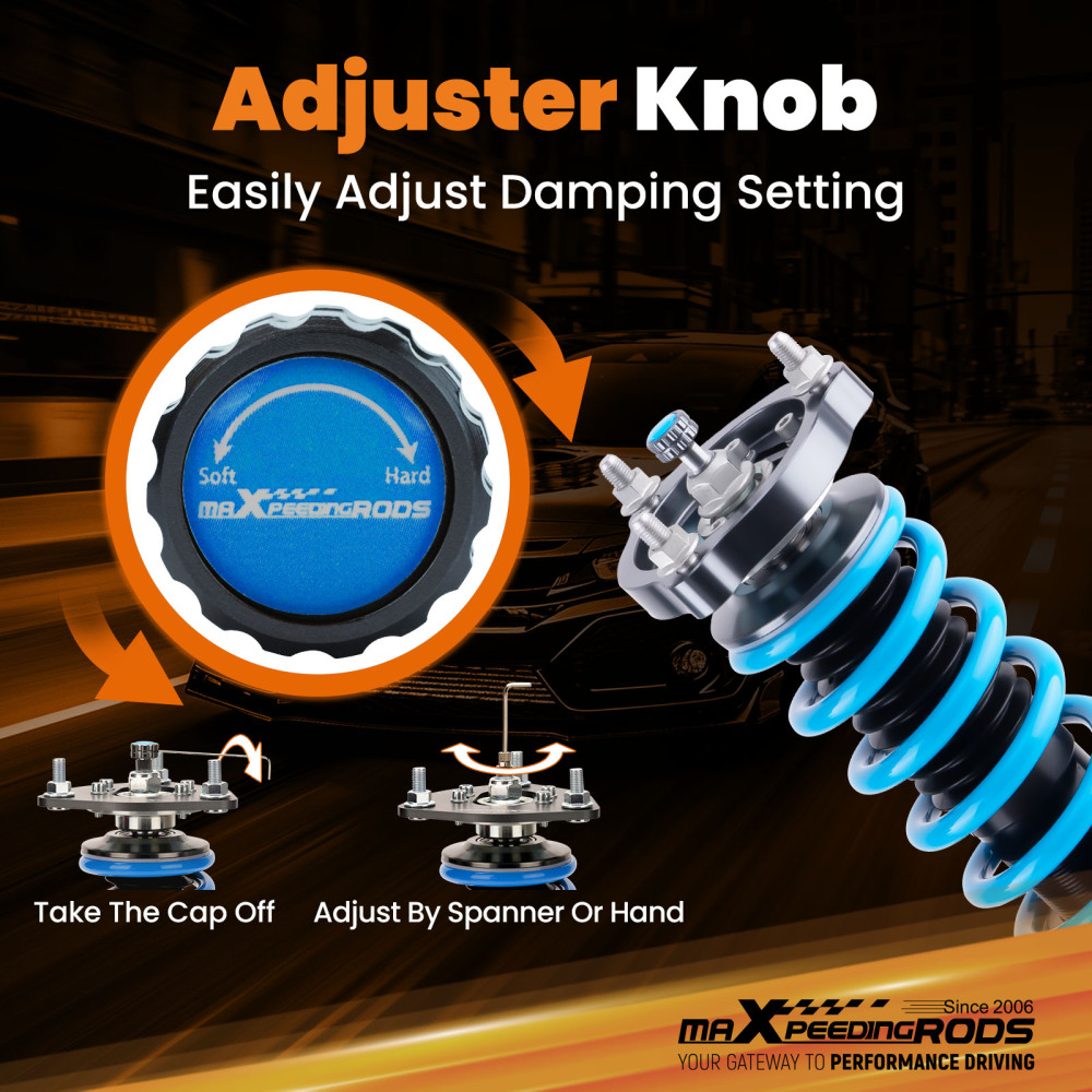 maxpeedingrods 24 Ways Damper Coilover compatible for Honda Civic FG1 FG2 FA1 FD1 2006-2011