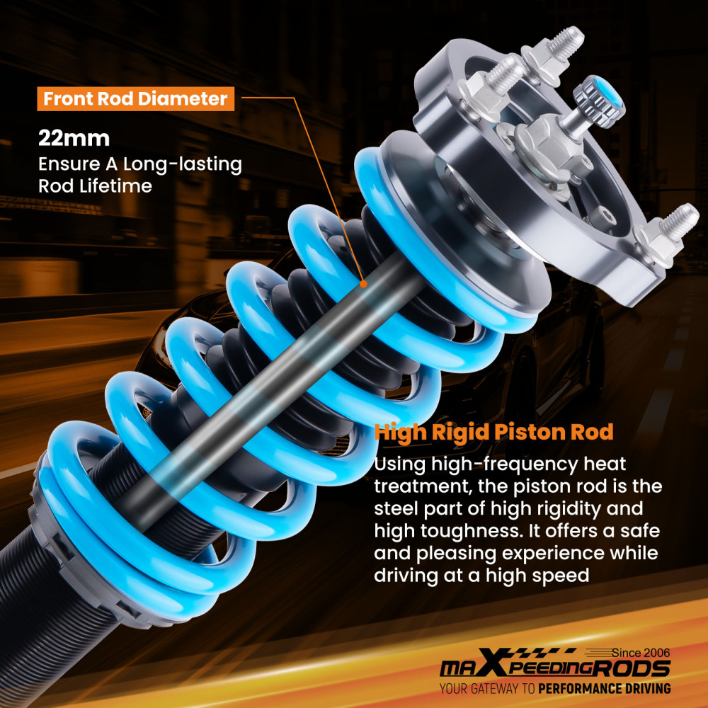maxpeedingrods 24 Ways Damper Coilover compatible for Honda Civic FG1 FG2 FA1 FD1 2006-2011