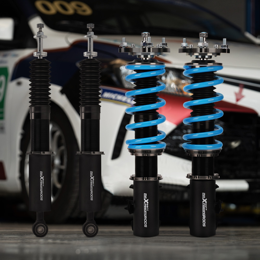 Compatible for Honda Civic Si 06-11 Maxpeedingrods COT6 24 Ways Damper Adjustable Coilover Kit lowering kit