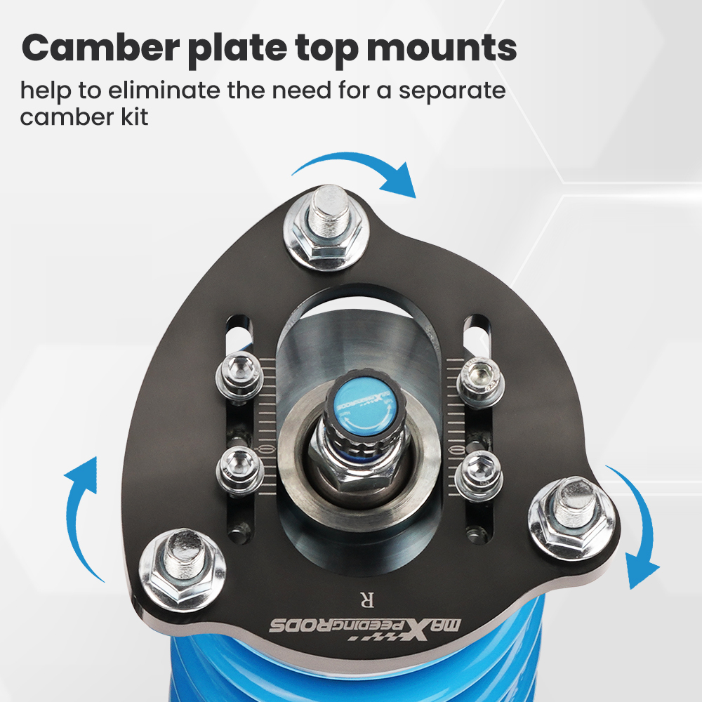 Compatible for Honda Civic Si 06-11 Maxpeedingrods COT6 24 Ways Damper Adjustable Coilover Kit lowering kit