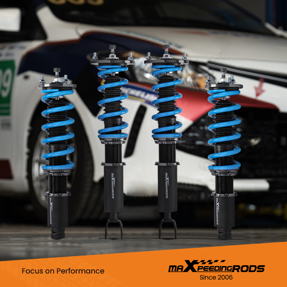 Adjustable Coilover Suspension Strut Compatible for Honda Accord DX/EX/LX CD5 CD7 CL YA1 94-99 Lowering Kit