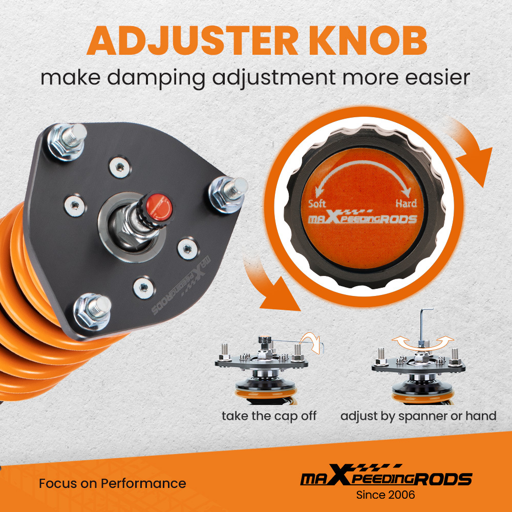 MaXpeedingrods 24-Way Damper Coilovers Struts Kit compatible for Acura RSXType-S 02-06 lowering kit