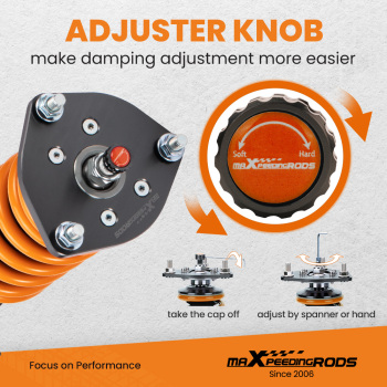 MaXpeedingrods 24-Way Damper Coilovers Struts Kit compatible for Acura RSXType-S 02-06 lowering kit