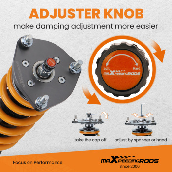 Adjustable Coilovers Kit compatibile per Honda Civic MK7 Coupé EM2 2001 2002 2003 2004 2005 Lowering Kit