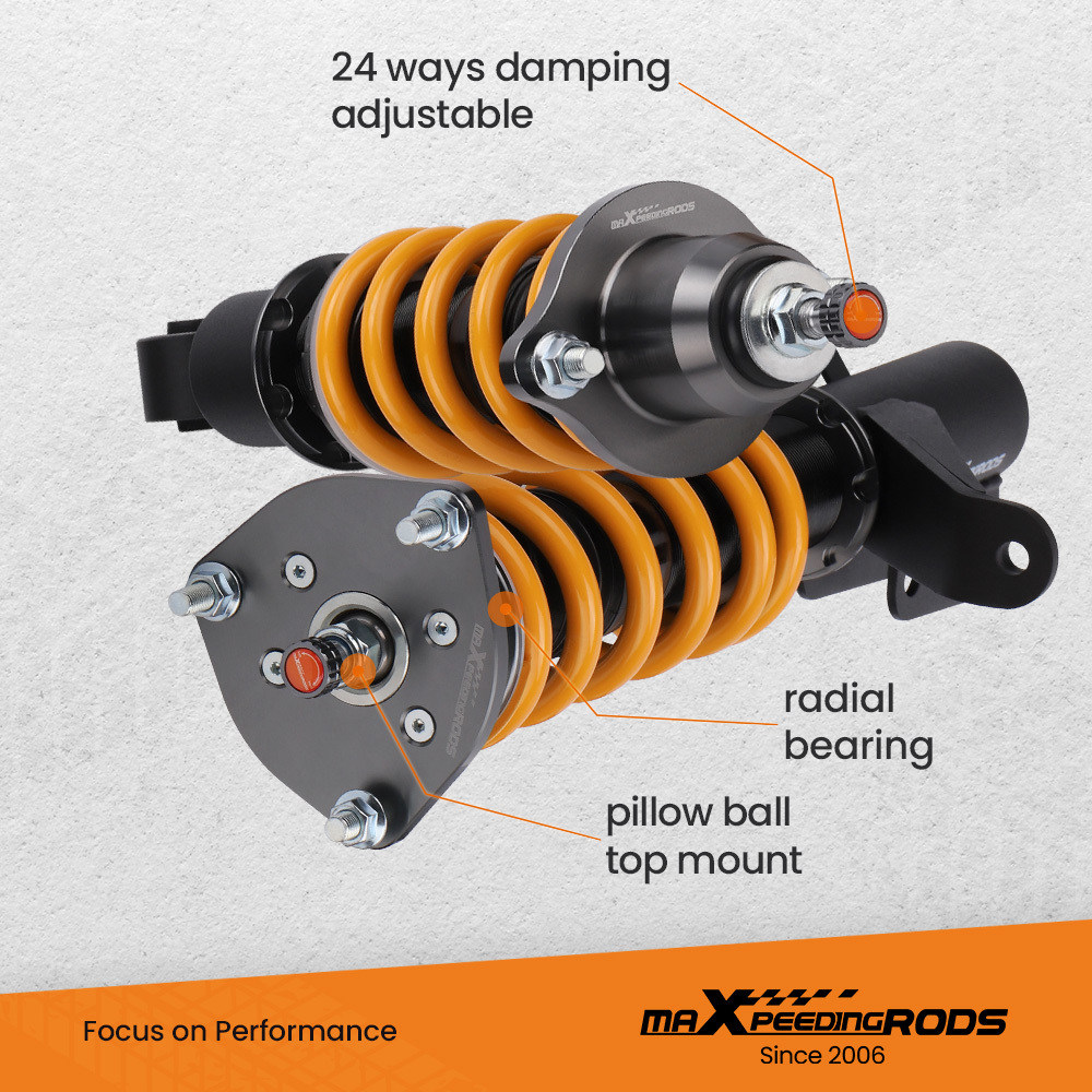 Adjustable Coilovers Kit compatibile per Honda Civic MK7 Coupé EM2 2001 2002 2003 2004 2005 Lowering Kit