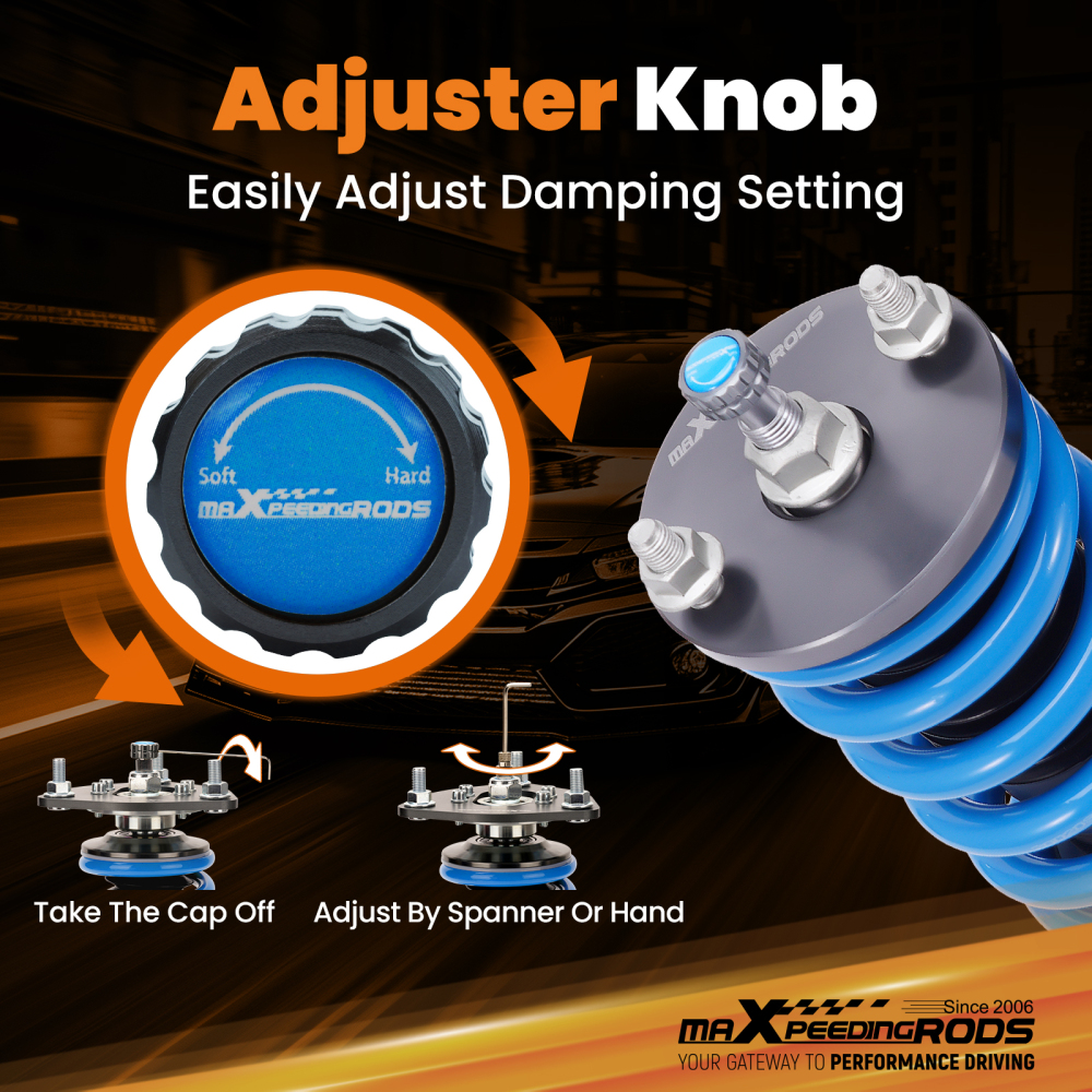 Compatible for Honda Civic 1992-1995 EJ EG EH 1996-2000 EJ EK EM Adj. Damper Coilover Coil Spring Strut lowering kit