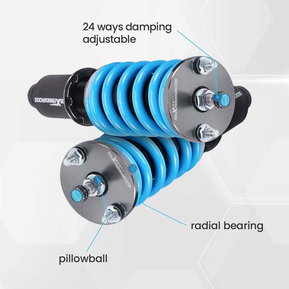 Compatible for Honda Civic 1992-1995 EJ EG EH rear fork type Adj. Damper Coilover Coil Spring Strut Lowering Kit