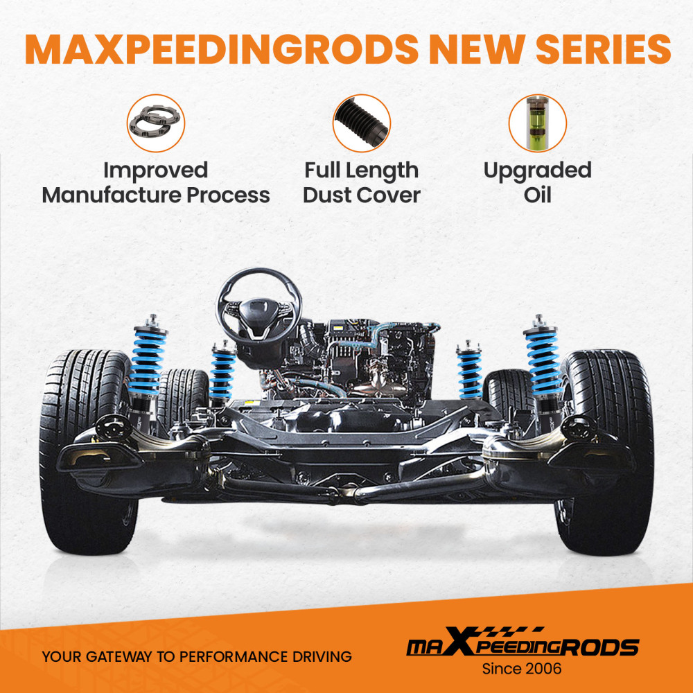 Coilovers + Upper Control Arms compatible for Honda Civic 1996-2000