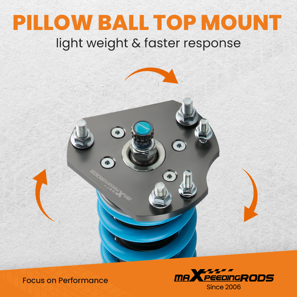 Racing Adjust Damper Shock Coilover Suspension compatibile per Honda Prelude BB1/BB2 1992-96 Lowering Kit