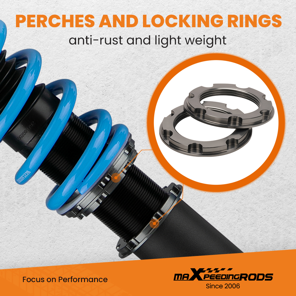 Racing Adjust Damper Shock Coilover Suspension compatibile per Honda Prelude BB1/BB2 1992-96 Lowering Kit