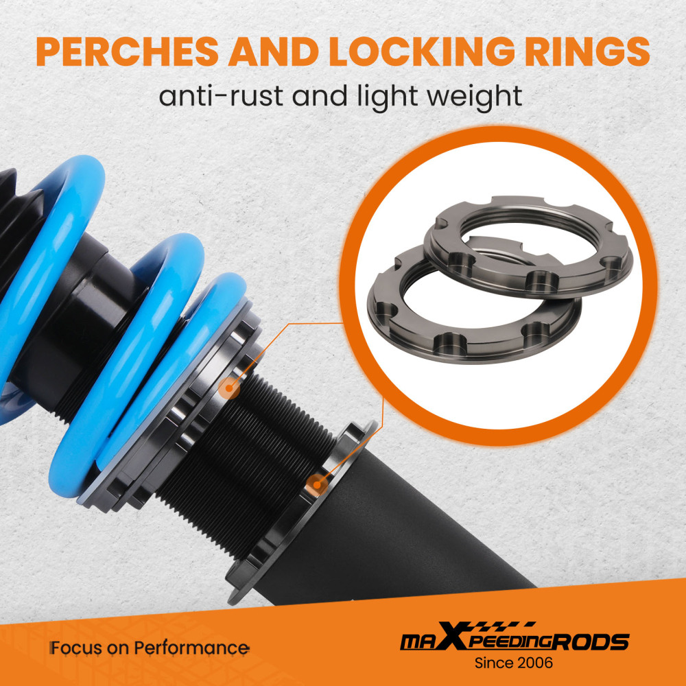 maXpeedingrods Adjustable Damper Coilovers Kit compatible for Honda S2000 AP1/AP2 2000-2009 Lowering Kit